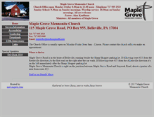 Tablet Screenshot of maplegrovemc.org
